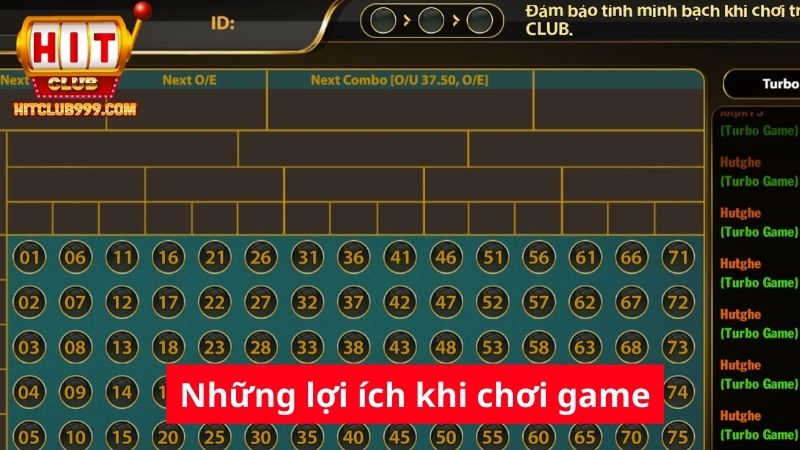 Những lợi ích khi chơi Number game