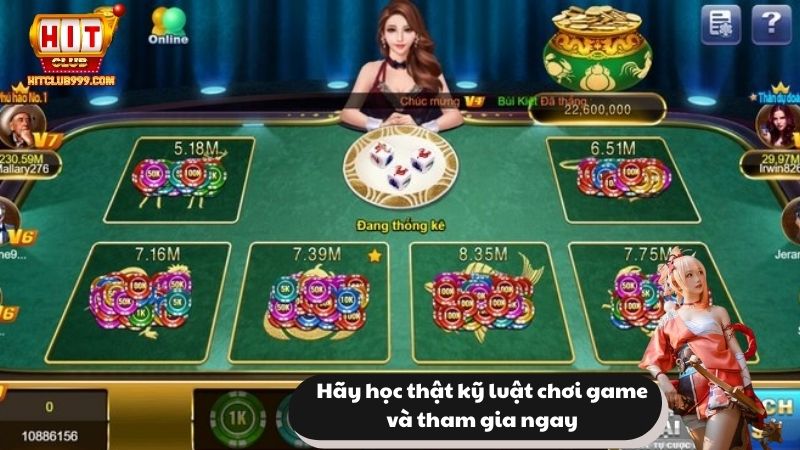 Hãy học thật kỹ luật chơi game và tham gia ngay